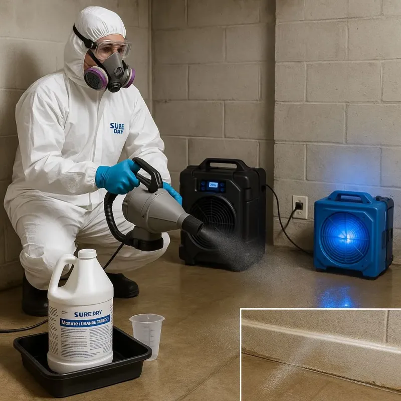 Sanitization and Odor Removal process in Goochland County, VA